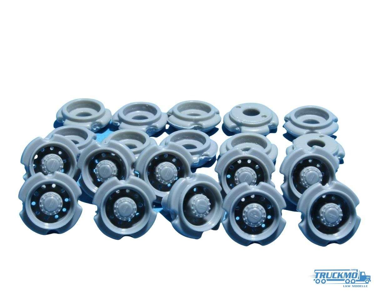 Tekno Parts rear axle rims universal 10 pieces 500-846 78463