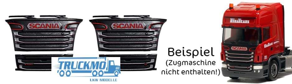 Herpa Grill und Blenden für Scania R09 R13 2 Stück 691532   -  Lkw-Modelle und Baumaschinen-Modelle Online-Shop