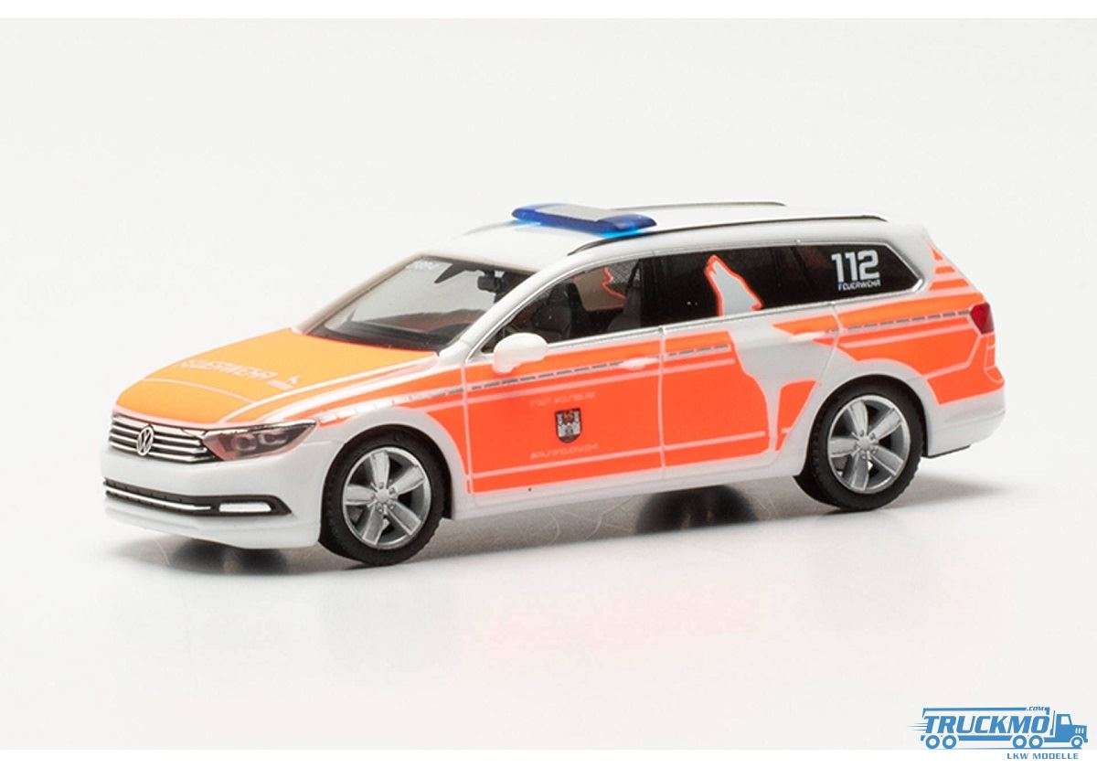 Herpa Feuerwehr Wolfsburg Volkswagen Passat Variant 096751
