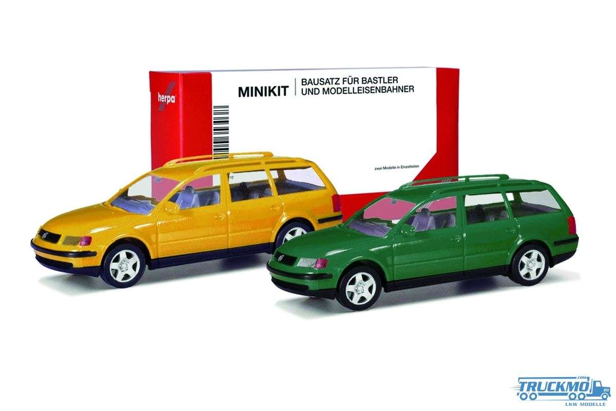 Herpa Minikit Volkswagen Pasat Variant B5 2 Stück 012249-007