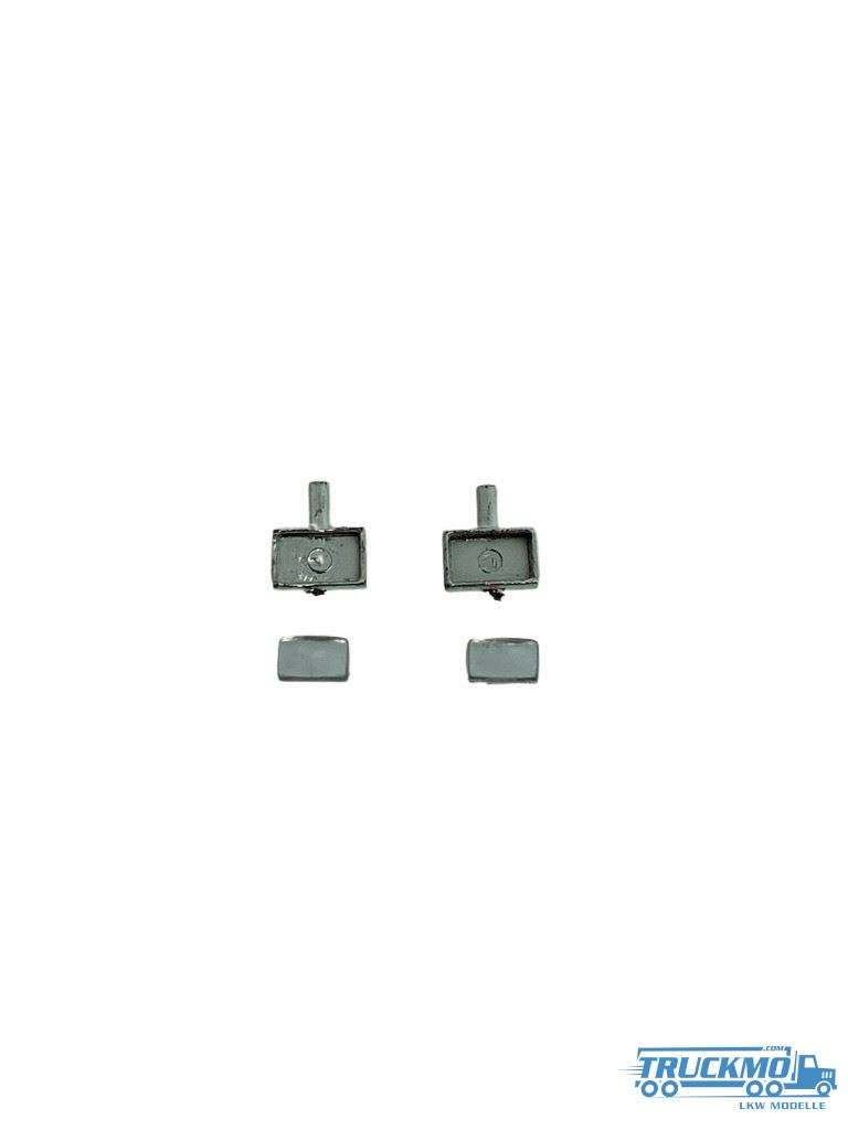 Tekno Parts fog light rectangle chrome pin 77790