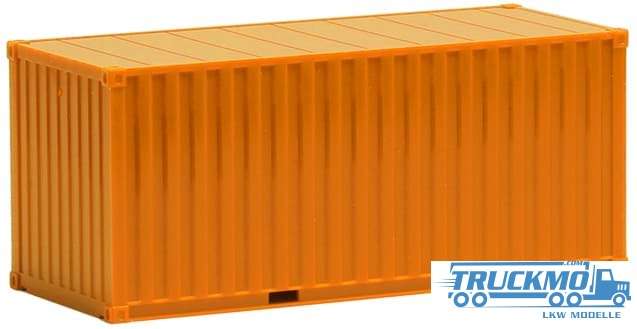 Herpa 20ft Container ribbed orange 490028