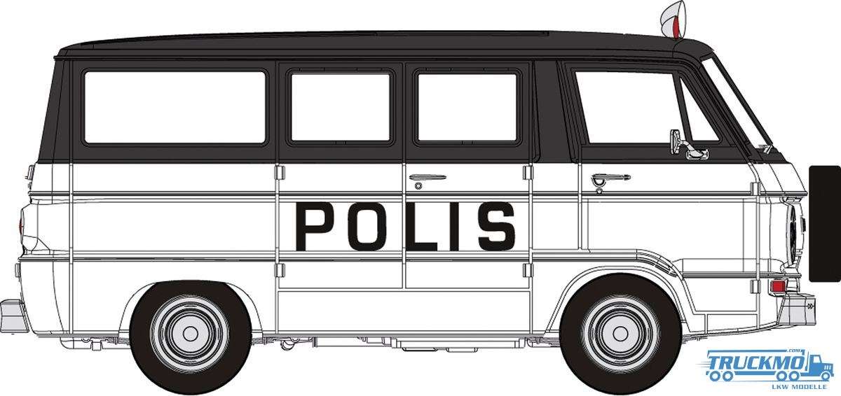 Brekina Polis Dodge A 100 Bus 34303