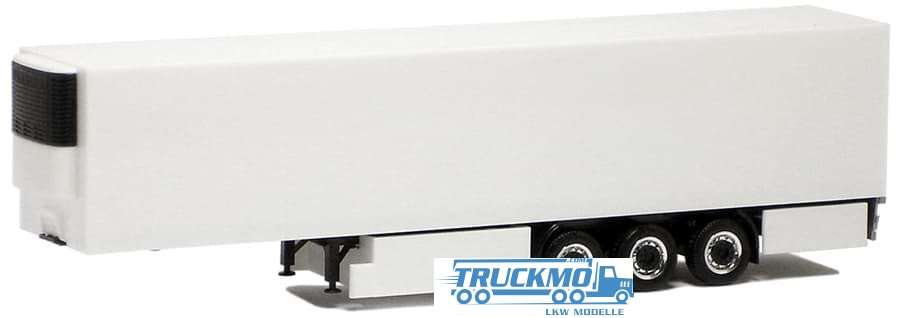 Herpa 3axle Medi Euro Reefer Box Semitrailer white 630557