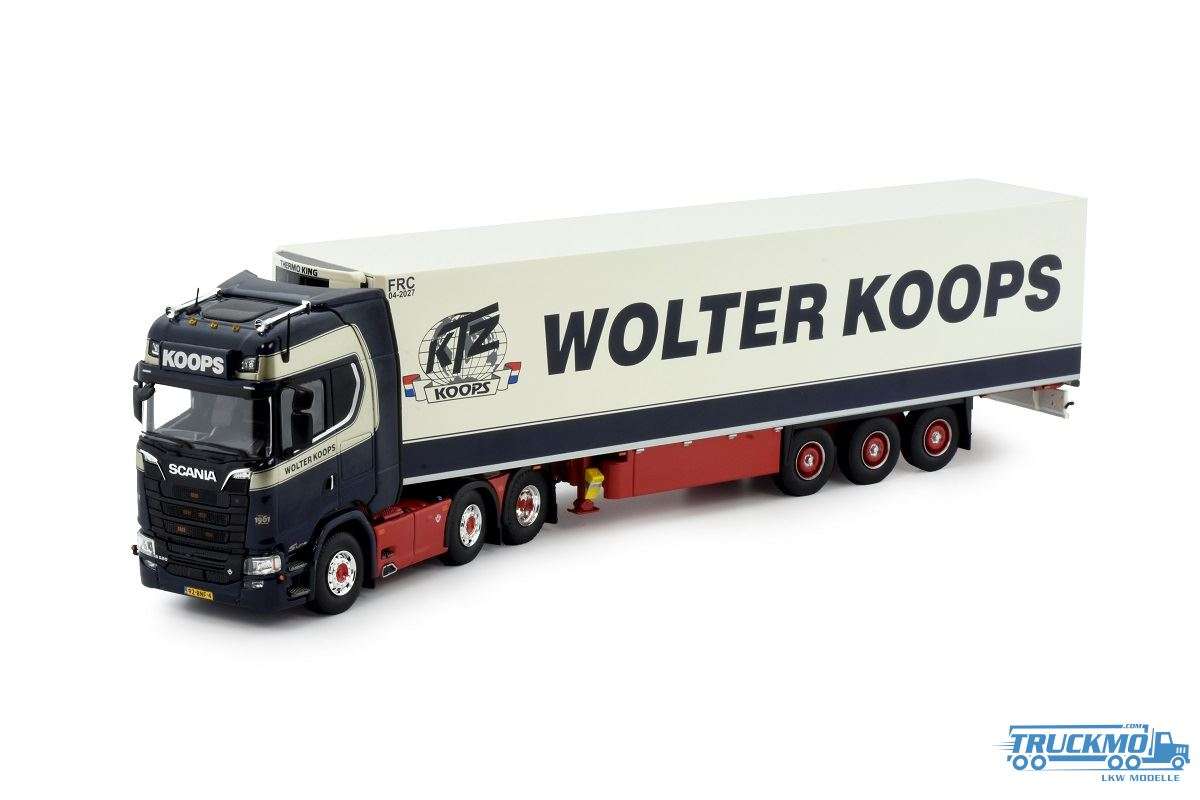 Tekno Wolter Koops Scania Next Gen Highline 4x2 Schmitz reefer semitrailer 3axle 82913