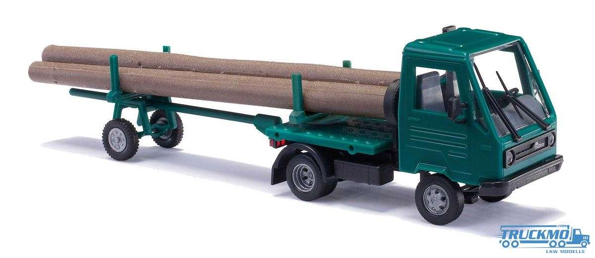 Busch Multicar M26 trailer and logs 1991 42229