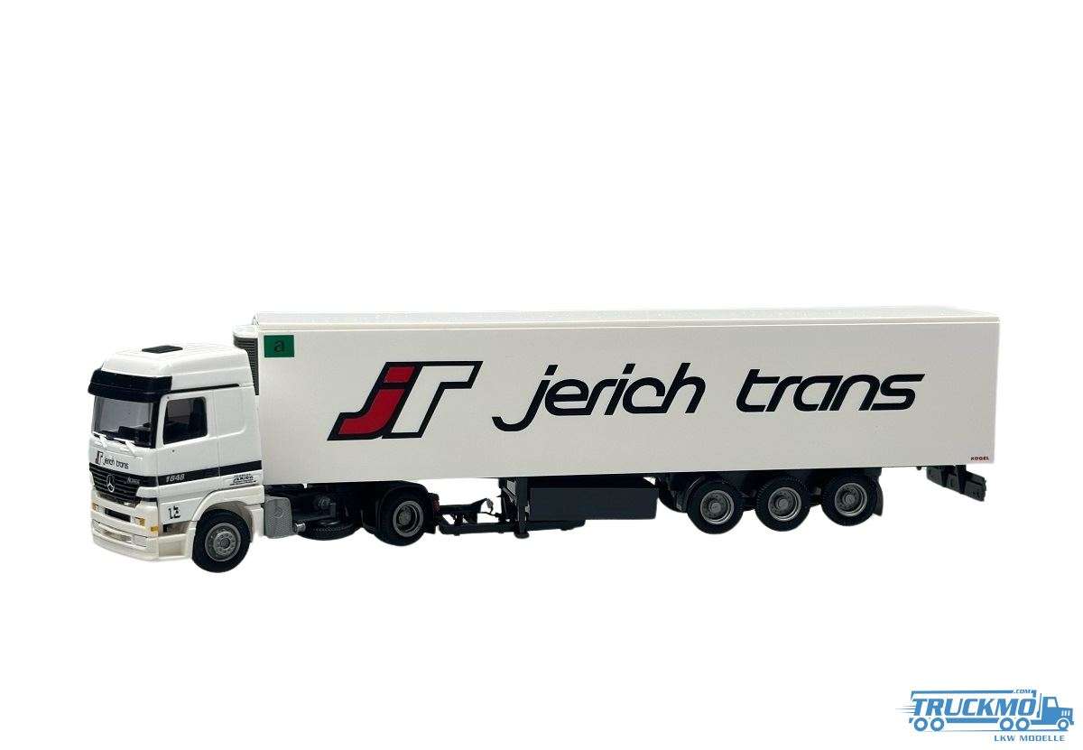 AWM Jerich Trans Mercedes Benz Actros LH box semitrailer truck 54046