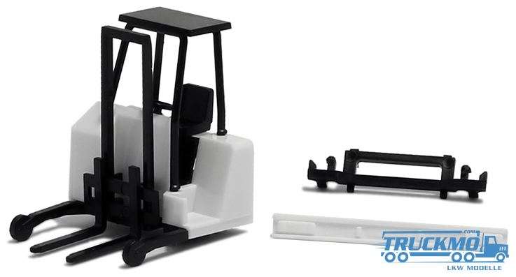 Herpa forklift (white) with rear bumper 692504
