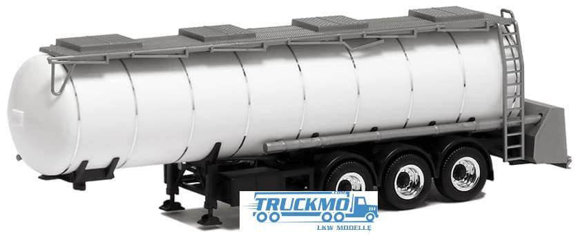 Herpa Feldbinder food tanker semitrailer 3axle white 660282