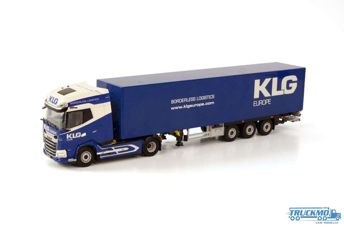 WSI KLG Europe DAF XG+ 4x2 box semitrailer 3axle 01-3805