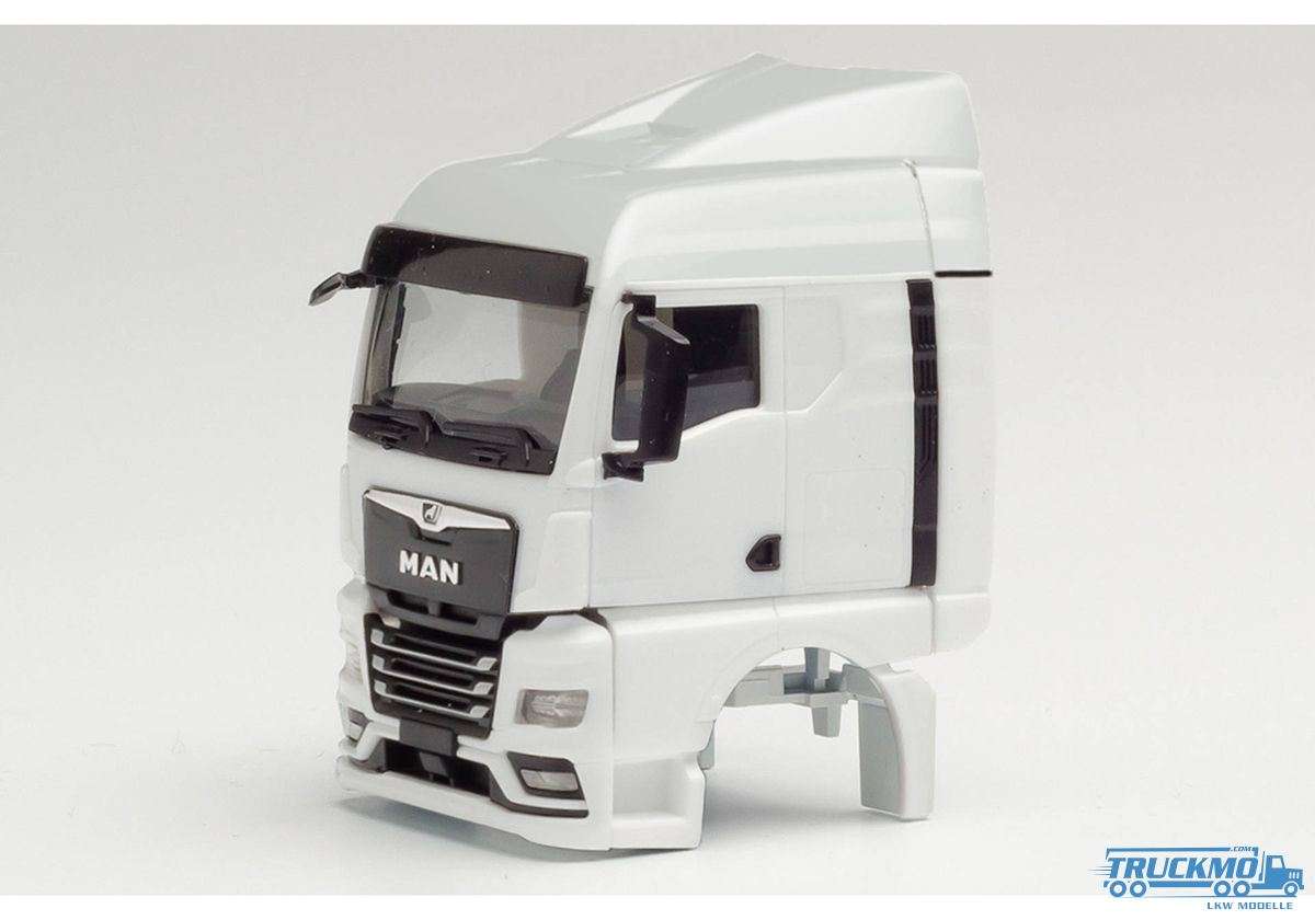 Herpa parts service cab MAN TGX GM with wind deflector and chassis paneling 085151