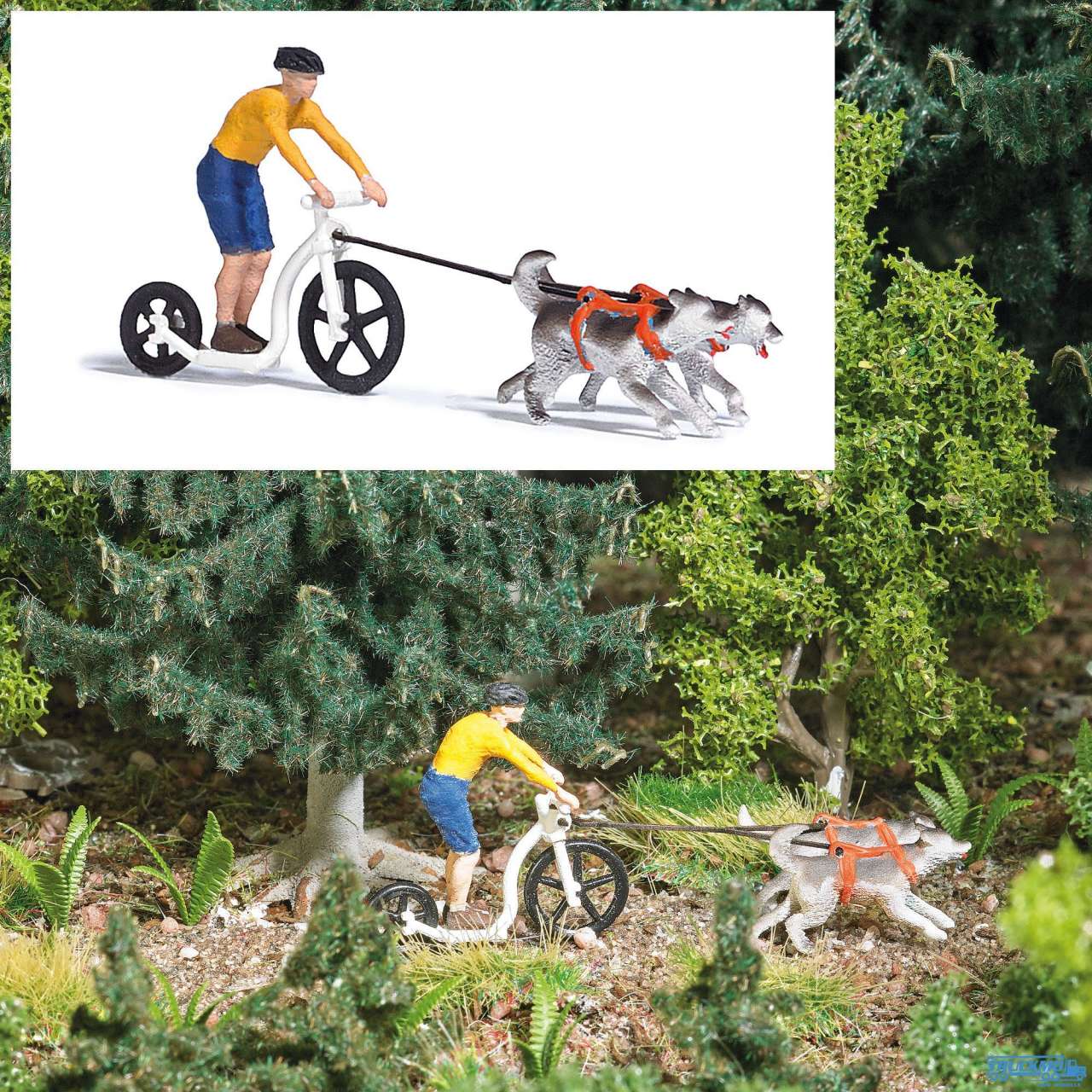 Busch Action Set Dogscooting 7814