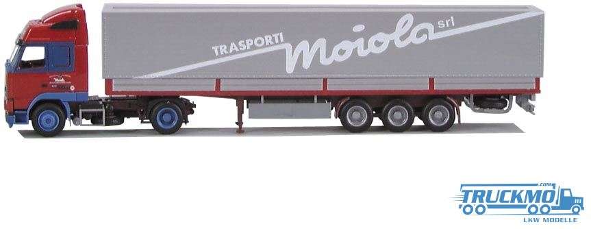 AWM Moiola Volvo FH Flatbed semitrailer 70814