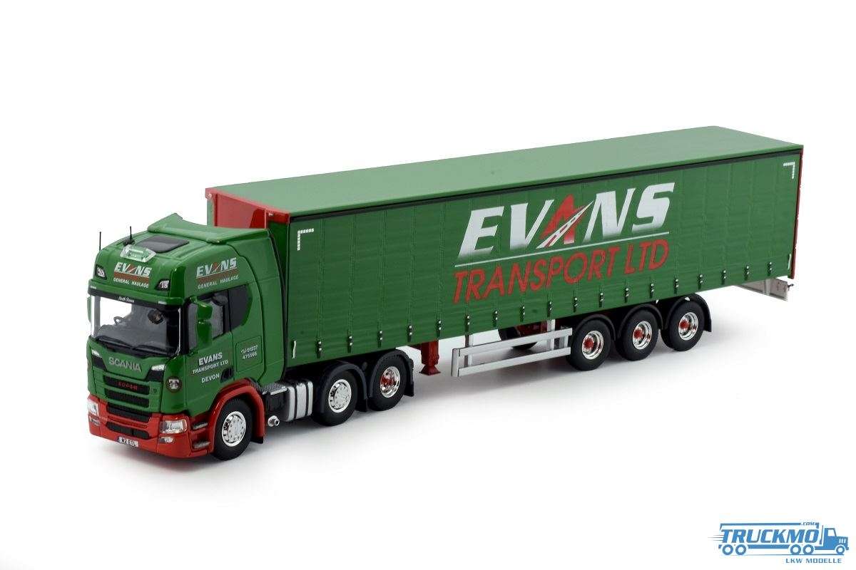 Tekno Evans Transport Scania Next Gen R450 Highline Curtainsidetrailer 81838