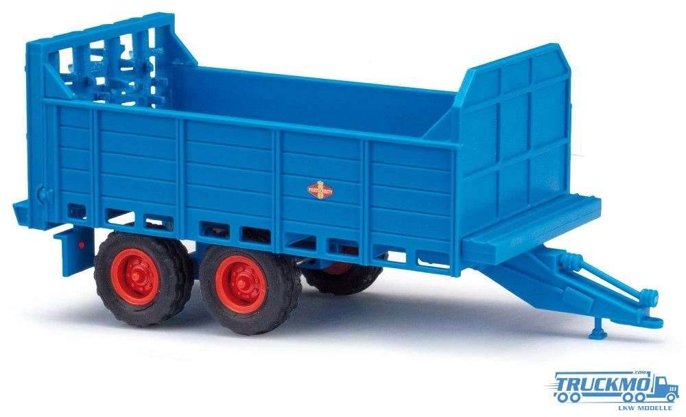 Busch manure spreader trailer T088 blue 53802