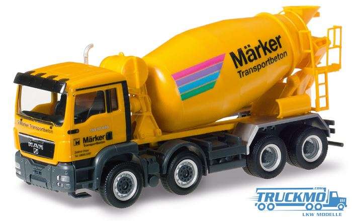 herpa 858005 concrete mixer truck,1.87 scale 
