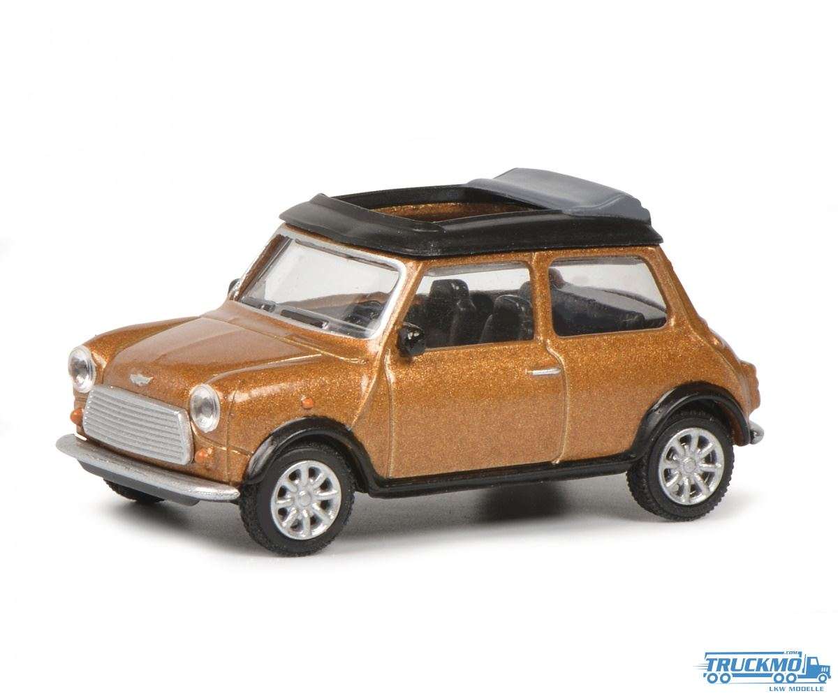 Schuco car model Mini Cooper brown 452021900