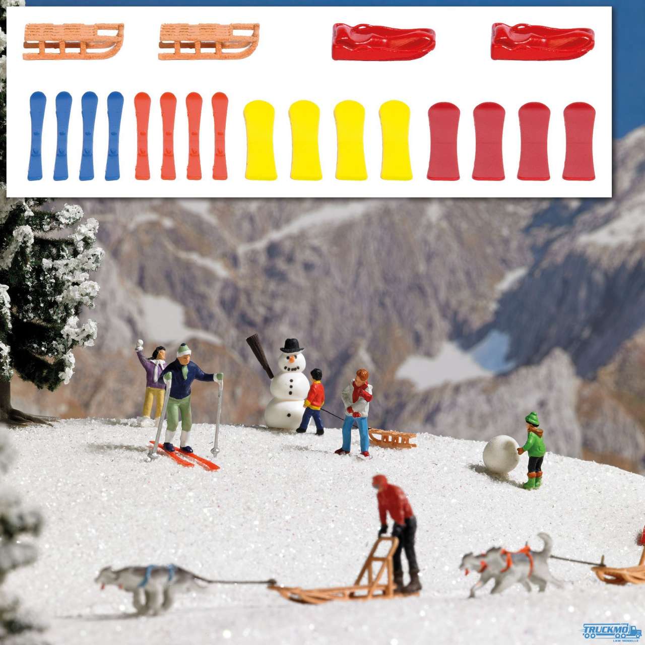 Busch Schlitten und Skier 7769
