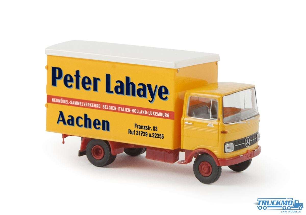 Brekina Peter Lahaye Aachen Mercedes Benz LP 608 Koffer 48552