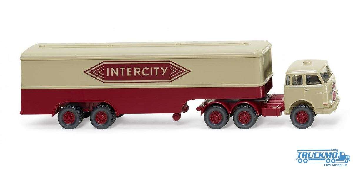 Wiking Intercity MAN Pausbacke box trailer 051325