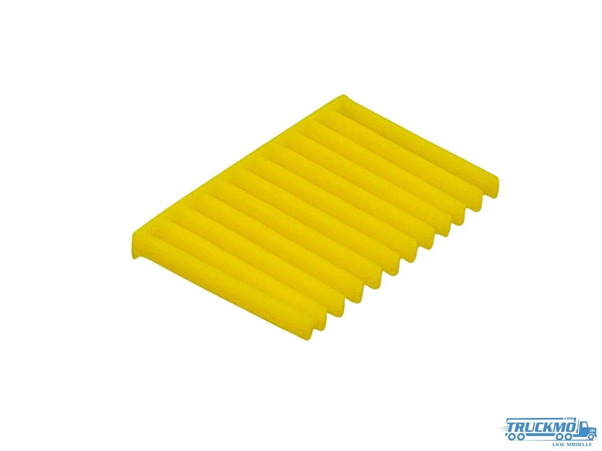 PT Trains 12 Pieces Parking stop barriers for cars yellow 210203.1