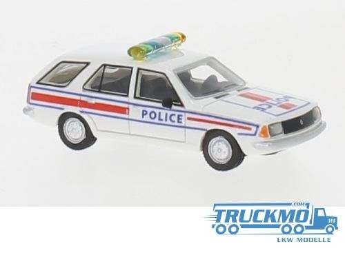 Brekina Police Renault 18 Break white Decal 1978 BOS87702