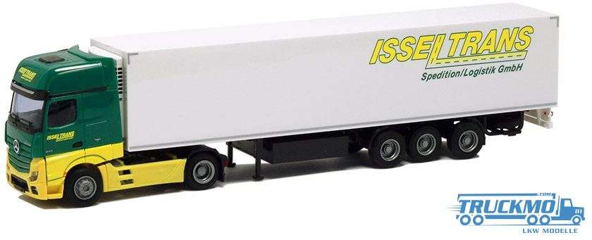 AWM Isseltrans Mercedes Benz Actros Gigaspace reefer trailer 75112