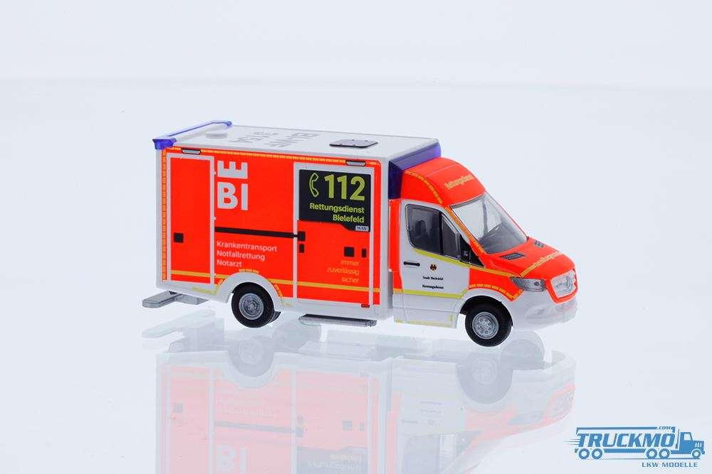 Rietze Rettungsdienst Bielefeld Mercedes Benz Wietmarscher Ambulanzfahrzeug Design RTW ´18 76166