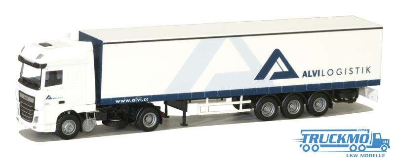 AWM Alvi DAF XF 106 SSC Aerop Curtain canvas box semitrailer 75329