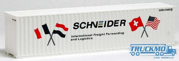 AWM Schneider 40ft. HighCube Container ribbed Cont.-Nr. 619263 8 491706