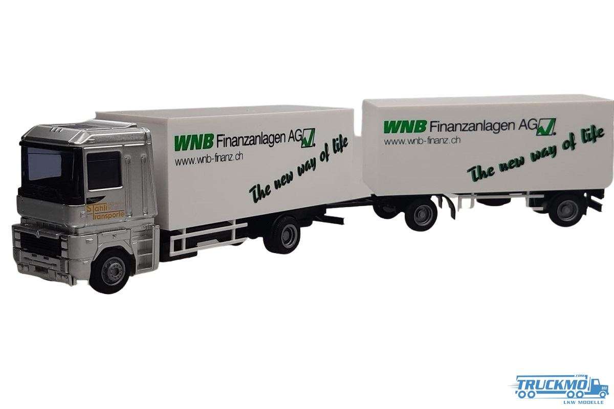 AWM Stähli WNB Renault Magnum box truck-trailer 75968