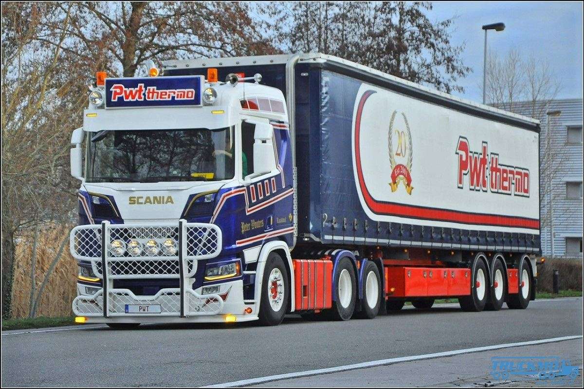 Tekno Peter Wouters Scania Next Gen R curtainside semitrailer 84990