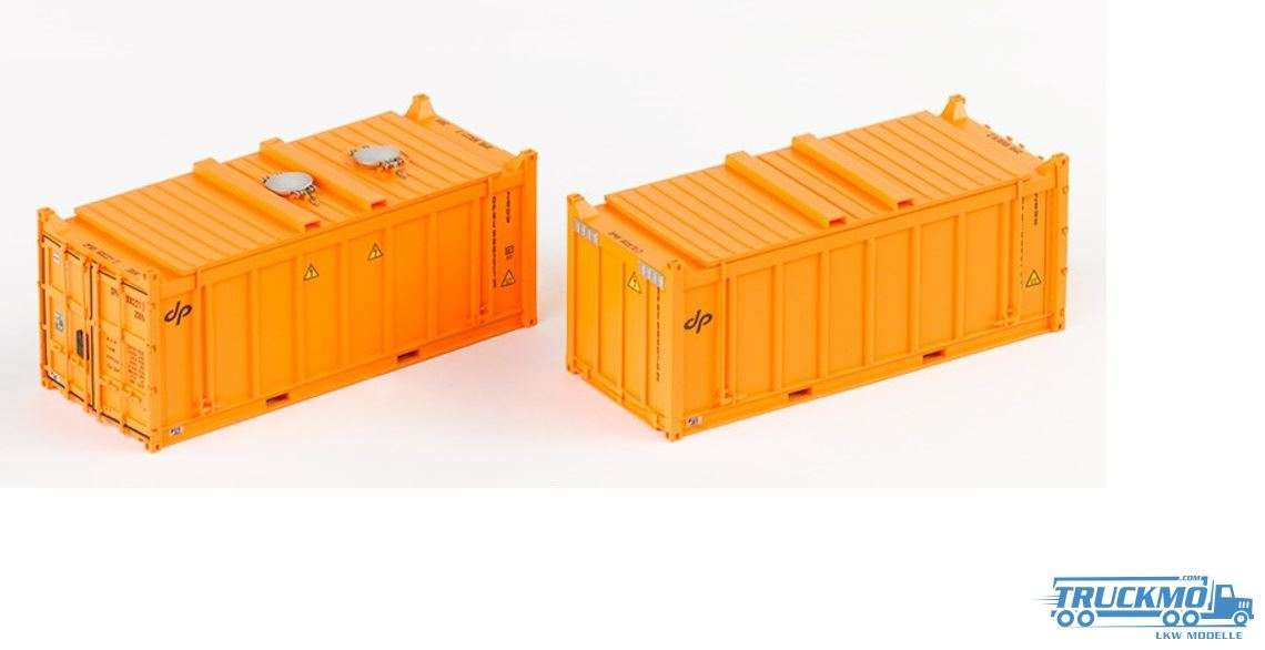 PT Trains Set 2x 20ft Container OT DP DPRE9000543 + DPRE9001133 820804