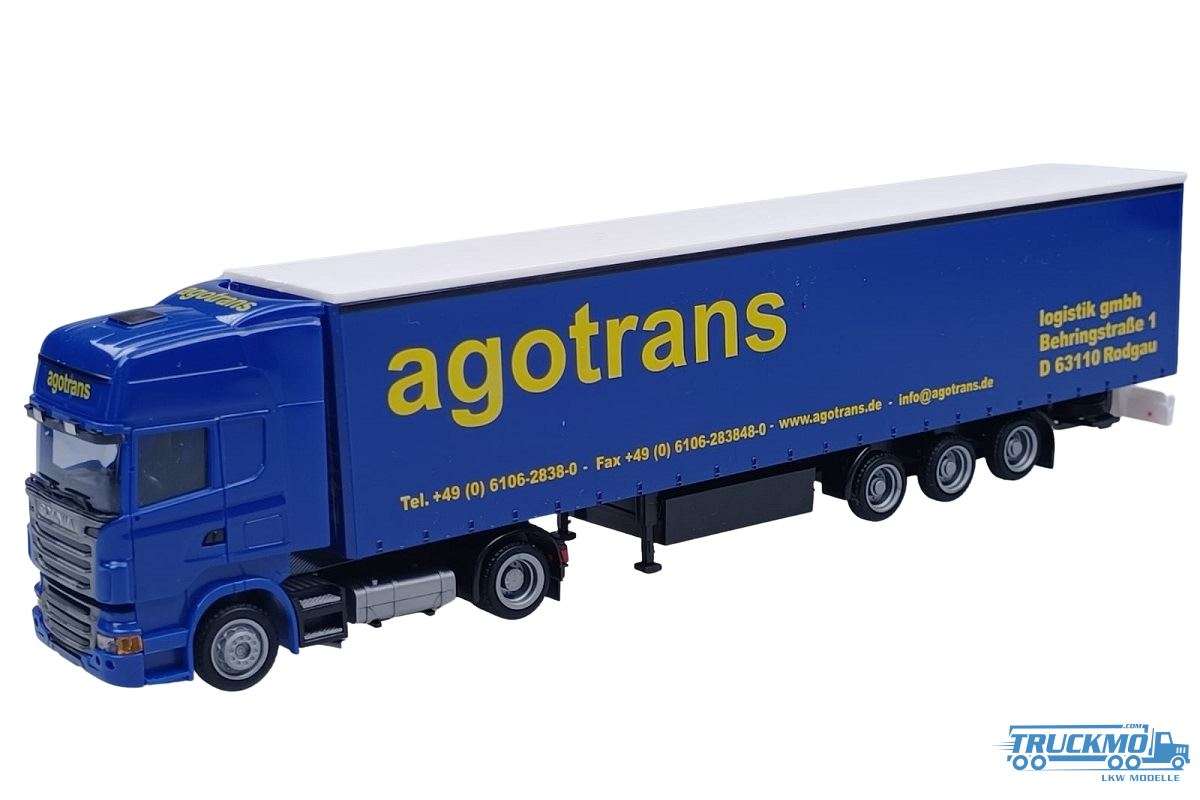 AWM Agotrans Scania Topline Box-trailer 76116