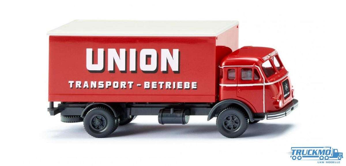Wiking Union Transport Henschel Koffer-Lkw 042502