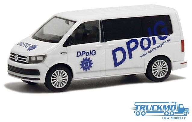 Herpa Polizeigewerkschaft Bayern VW T6 Bus 948074