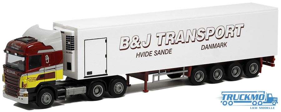 AWM B&amp;J Transport Scania R09 Highline reefer trailer 53656