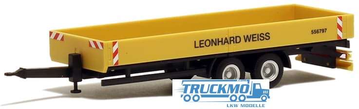 Herpa Leonhard Weiss lowloader trailer 950442