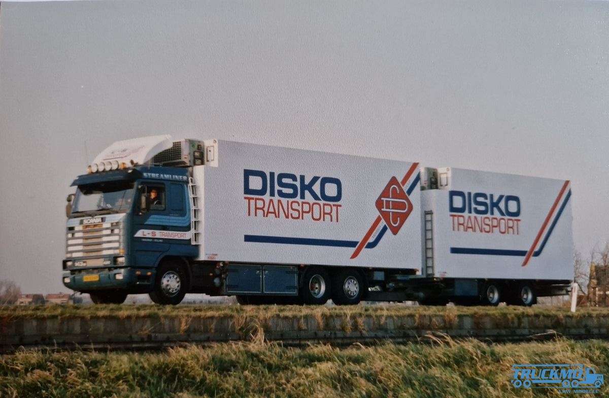 Tekno Disko Scania 143 Reefer Truck-Trailer 84948
