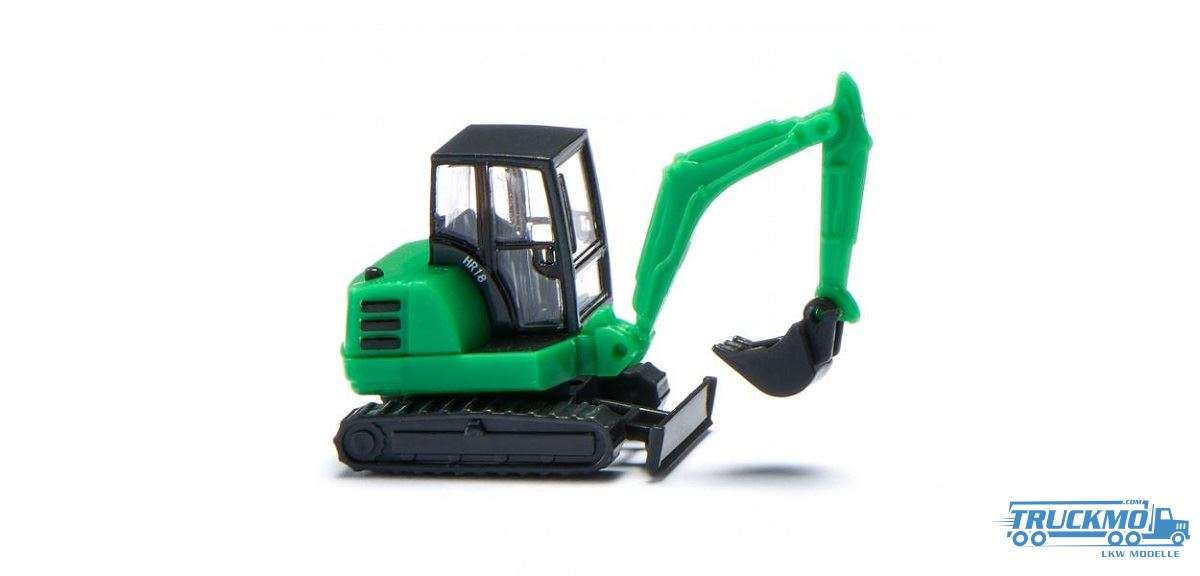 Wiking Mini Excavator HR18 green Scale 1:160 094608