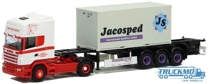 AWM Vöge - Jacosped Scania R Topline 20ft Container and 40ft Trailer 5040