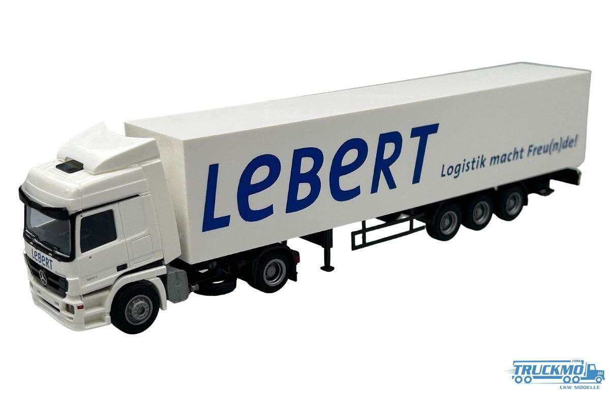 AWM Lebert Mercedes Benz Actros MP 3 box semitrailer 76221