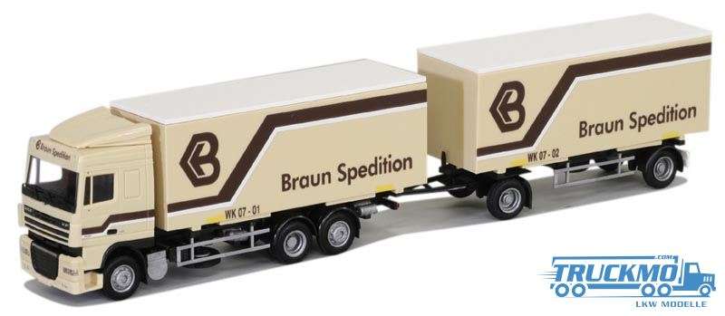 AWM Braun DAF XF 105 SC Swap body trailer trailer 54248