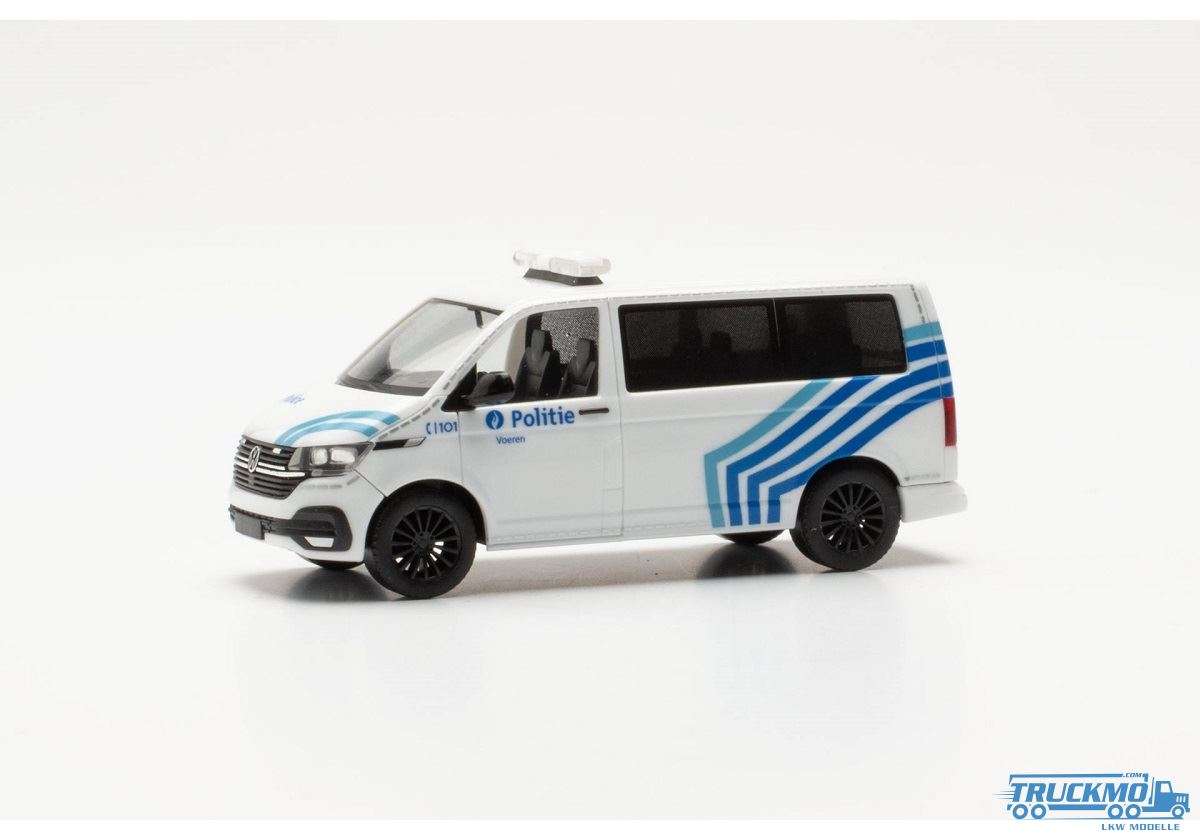 Herpa Polizei Belgien Volkswagen T6.1 Bus 097468