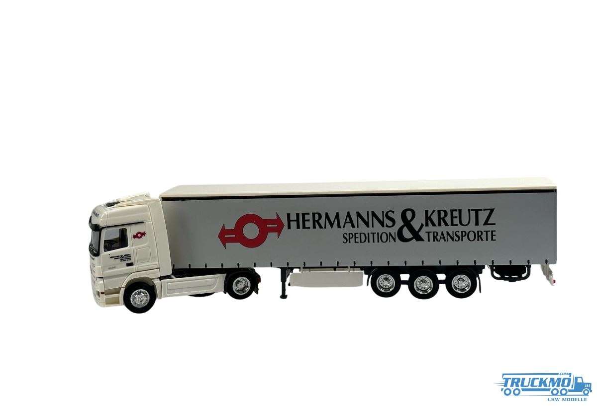AWM Hermanns &amp; Kreutz Mercedes Benz Actros MP3 LH curtainside semitrailer 76348