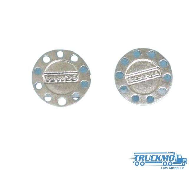 Tekno Parts Scania hubcaps 2 pcs 501-117 78696