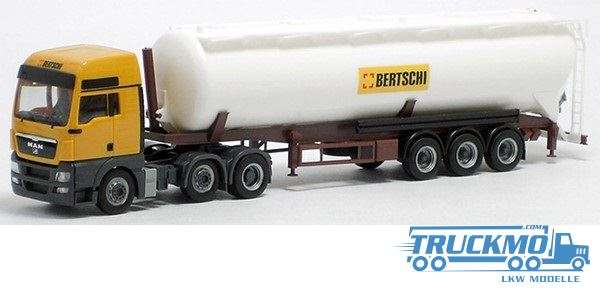 Herpa Bertschi MAN TGX XXL silo trailer 4774