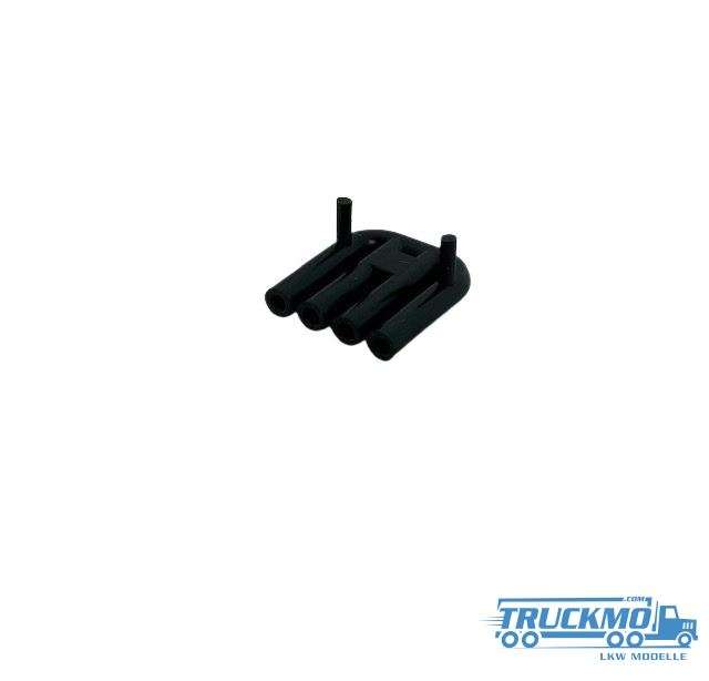 Tekno Parts Exhaust 4 Pipes 69056