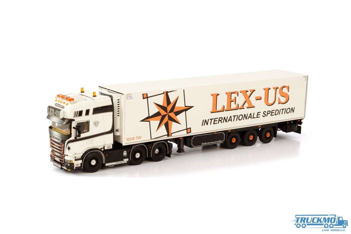 WSI LEX-US Scania Streamline Topline 6x2 TwinSteer reefer semitrailer 3axle 01-3790