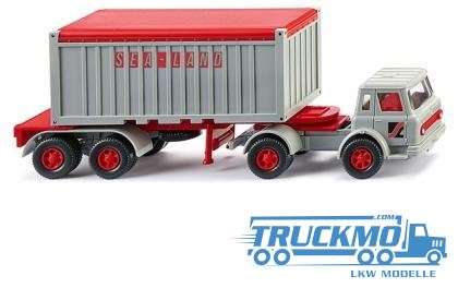 Wiking Sealand International Harvester Container Semitrailer 052501